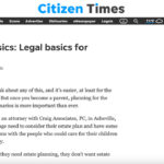 Citizen Times Back to basics: Legal basics for parents
